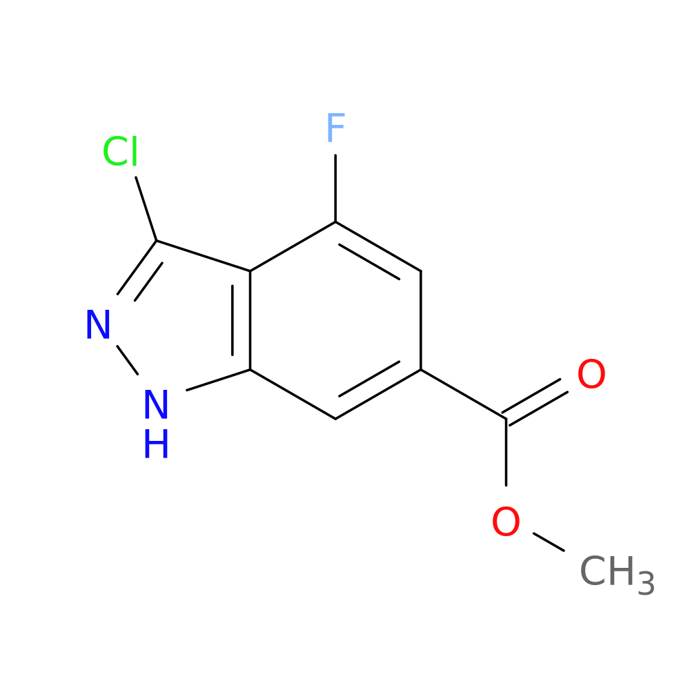 Methyl 3-chloro-4-fluoro-1H-indazole-6-carboxylate