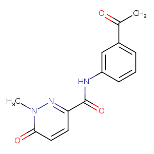 N-(3-acetylphenyl)-1-methyl-6-oxo-1,6-dihydropyridazine-3-carboxamide