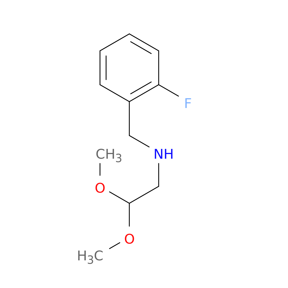 N-(2-fluorobenzyl)-2,2-dimethoxyethan-1-amine