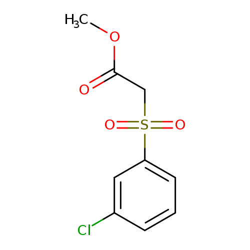 Methyl 2-(3-chlorophenyl)sulfonylacetate