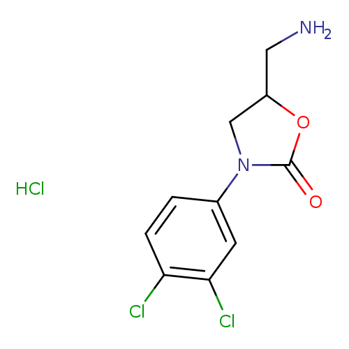 5-(AMINOMETHYL)-3-(3,4-DICHLOROPHENYL)-1,3-OXAZOLIDIN-2-ONE HYDROCHLORIDE