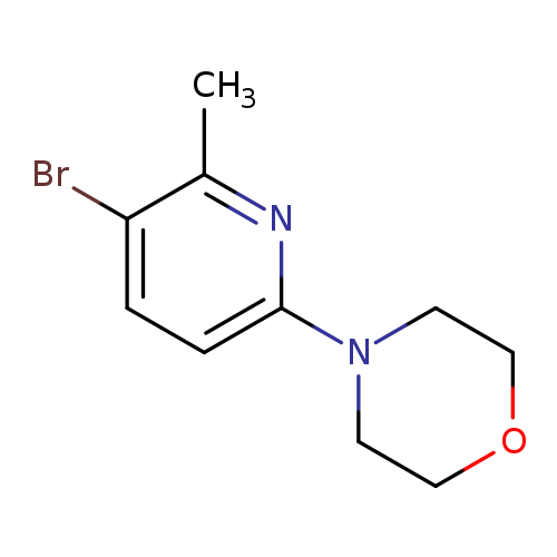 Morpholine, 4-(5-bromo-6-methyl-2-pyridinyl)-