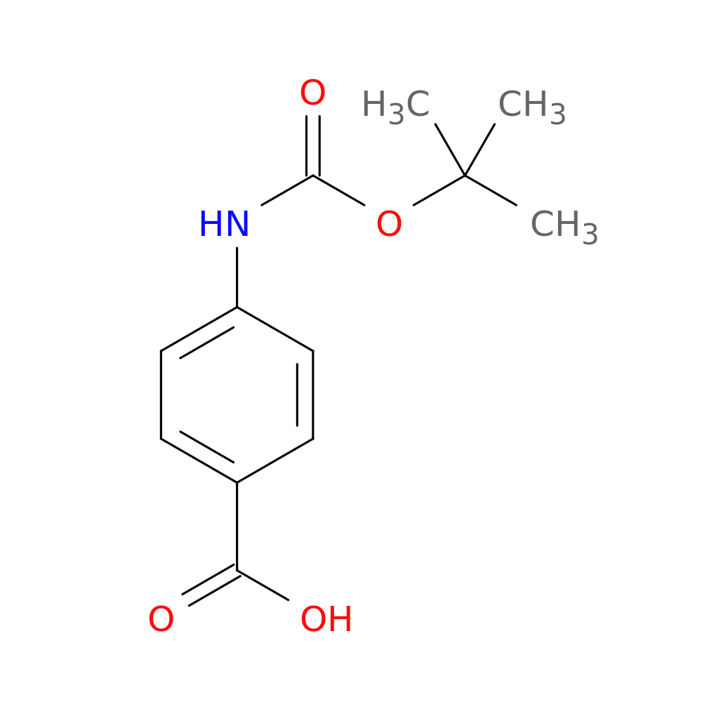 4-(tert-Butoxycarbonylamino)benzoic Acid