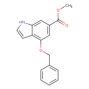 4-BENZYLOXY-6-INDOLE CARBOXYLIC ACID METHYL ESTER
