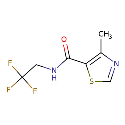 4-methyl-N-(2,2,2-trifluoroethyl)-1,3-thiazole-5-carboxamide