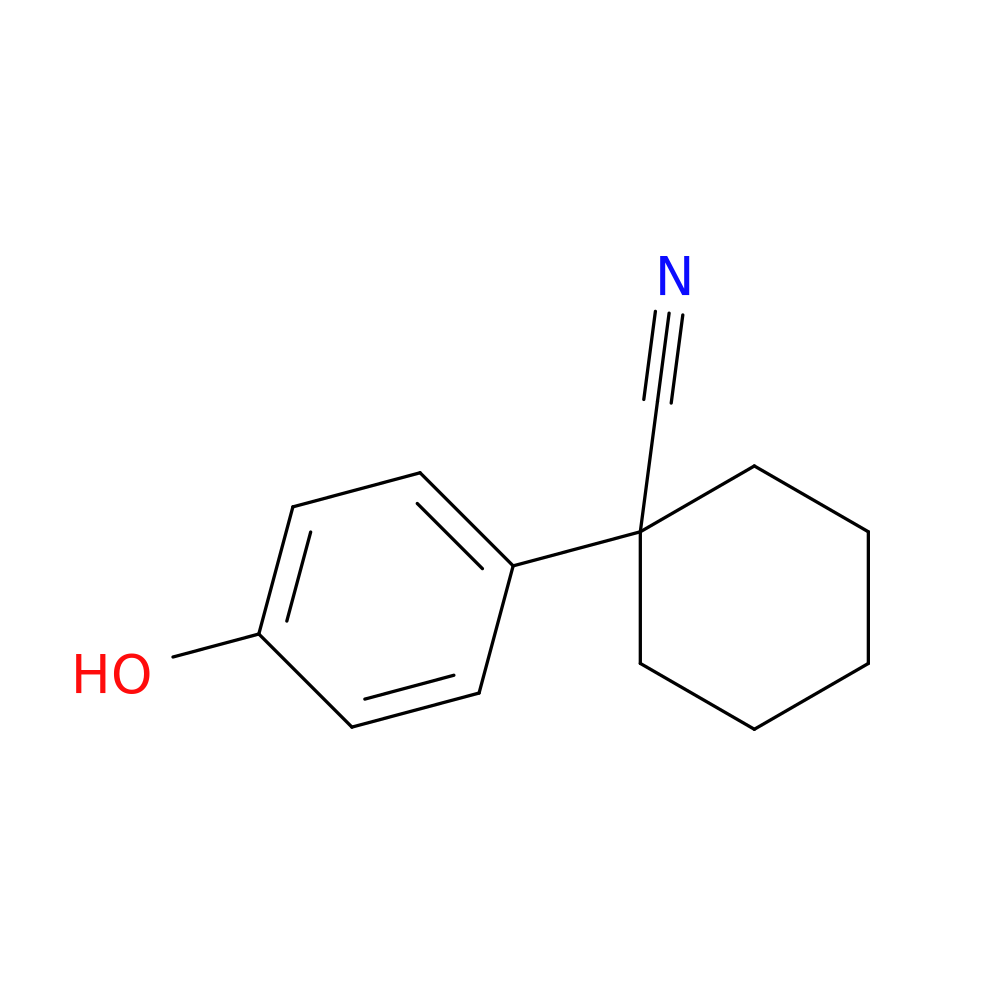 1-(4-Hydroxyphenyl)cyclohexanecarbonitrile