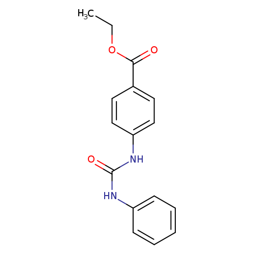 Benzoic acid, 4-[[(phenylamino)carbonyl]amino]-, ethyl ester