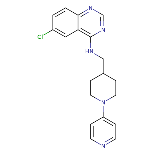 6-chloro-N-{[1-(pyridin-4-yl)piperidin-4-yl]methyl}quinazolin-4-amine