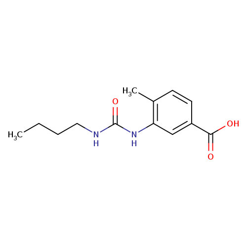 3-[(butylcarbamoyl)amino]-4-methylbenzoic acid