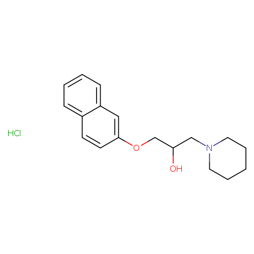 1-(2-NAPHTHYLOXY)-3-PIPERIDIN-1-YLPROPAN-2-OL HYDROCHLORIDE