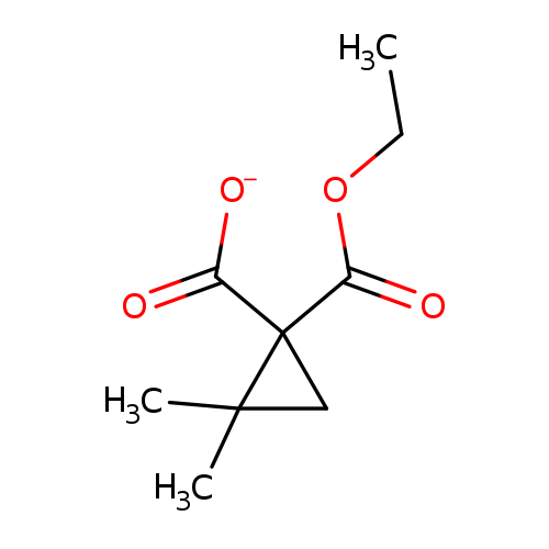 1,1-Cyclopropanedicarboxylic acid, 2,2-dimethyl-, monoethyl ester
