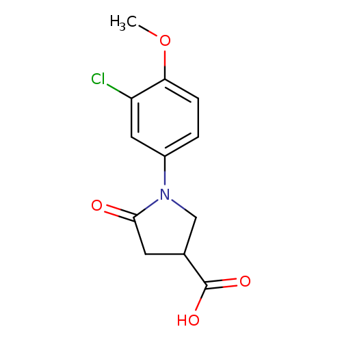1-(3-Chloro-4-methoxyphenyl)-5-oxopyrrolidine-3-carboxylic acid