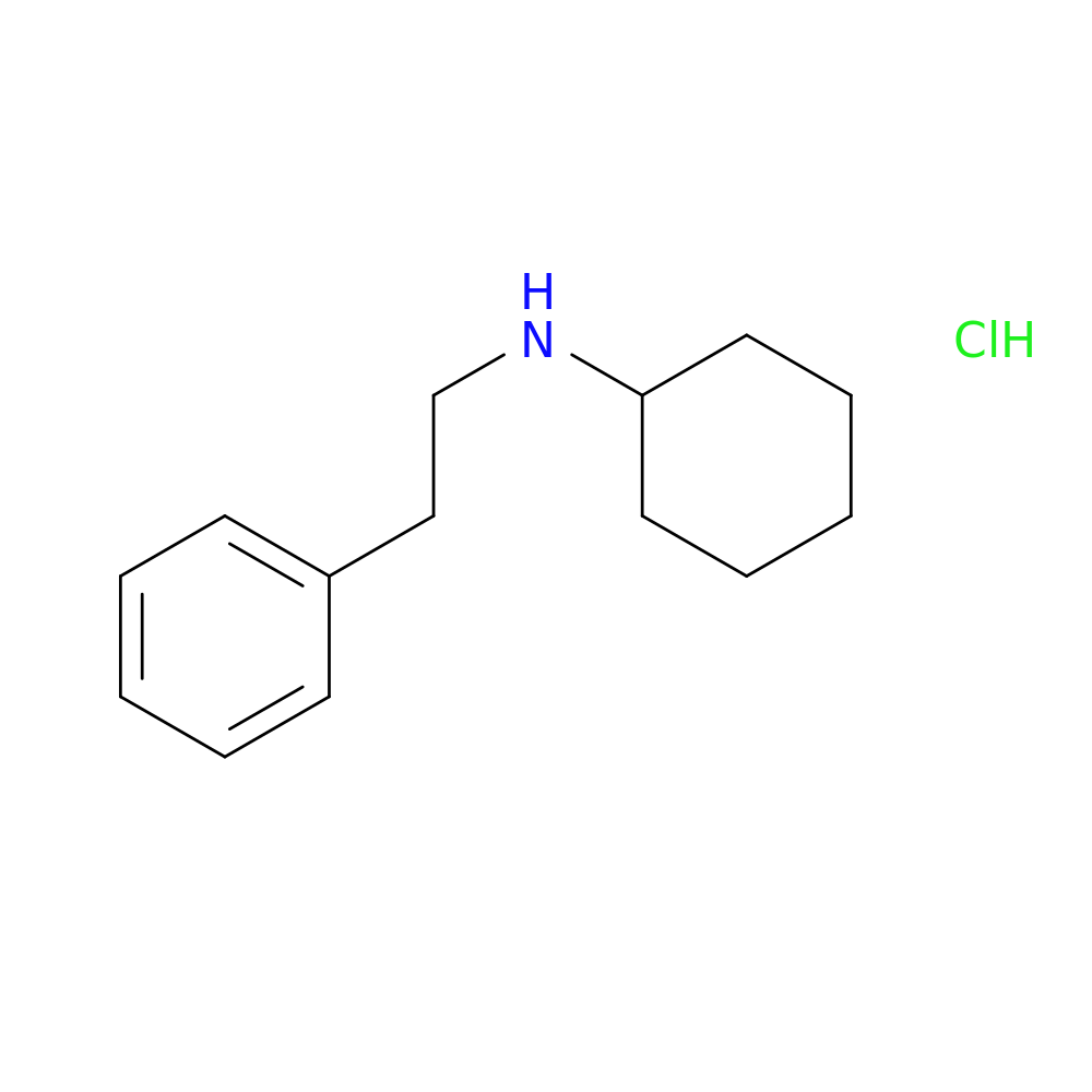 N-(2-phenylethyl)cyclohexanamine hydrochloride