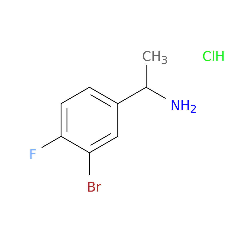 1-(3-Bromo-4-fluorophenyl)ethan-1-amine hydrochloride