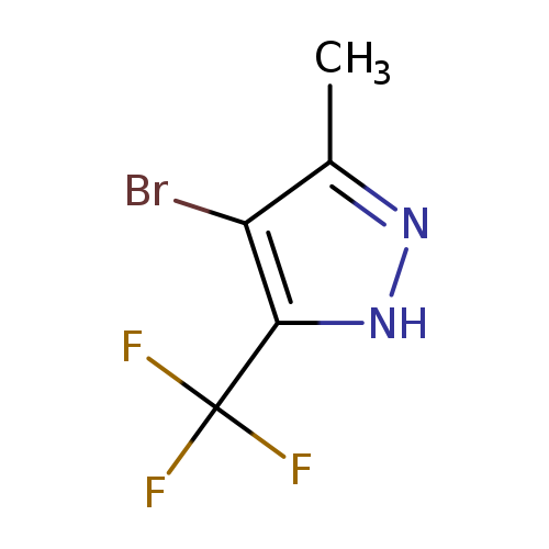 4-bromo-3-methyl-5-(trifluoromethyl)-1H-pyrazole