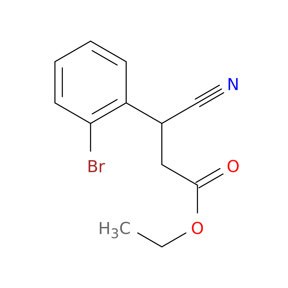 Ethyl 3-(2-bromophenyl)-3-cyanopropanoate