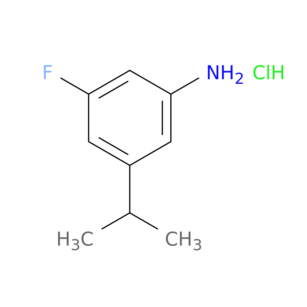 3-fluoro-5-(propan-2-yl)aniline hydrochloride