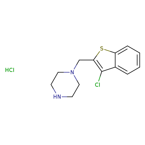 1-[(3-chloro-1-benzothiophen-2-yl)methyl]piperazine hydrochloride