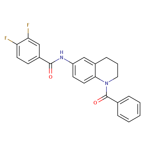 N-(1-benzoyl-1,2,3,4-tetrahydroquinolin-6-yl)-3,4-difluorobenzamide