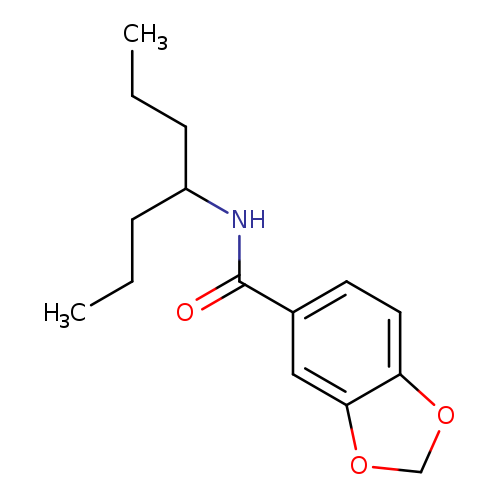 1,3-Benzodioxole-5-carboxamide,N-(1-propylbutyl)-