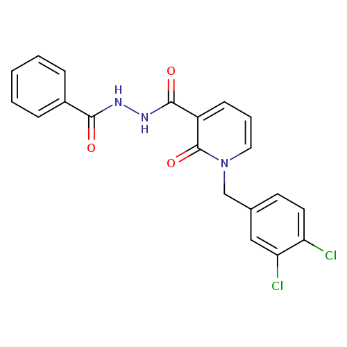 N'-{1-[(3,4-dichlorophenyl)methyl]-2-oxo-1,2-dihydropyridine-3-carbonyl}benzohydrazide