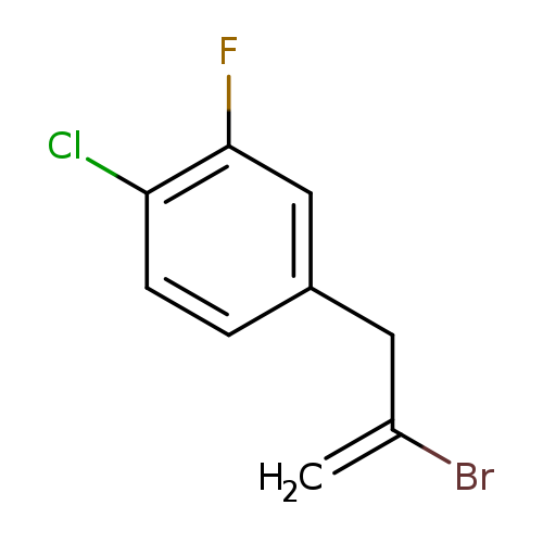 2-BROMO-3-(4-CHLORO-3-FLUOROPHENYL)-1-PROPENE