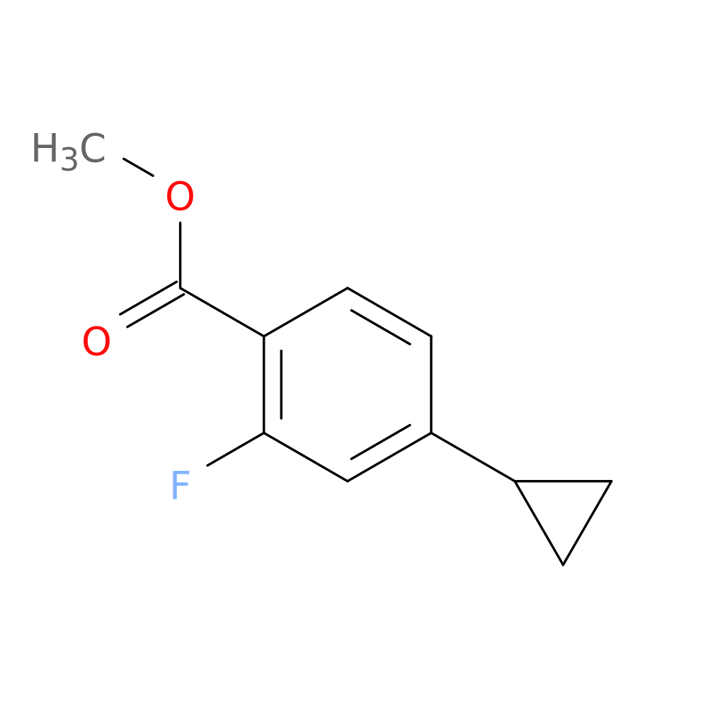 METHYL 4-CYCLOPROPYL-2-FLUOROBENZOATE