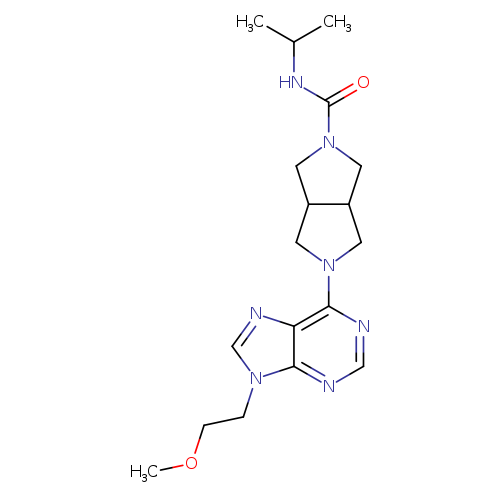 5-[9-(2-methoxyethyl)-9H-purin-6-yl]-N-(propan-2-yl)-octahydropyrrolo[3,4-c]pyrrole-2-carboxamide