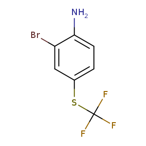 2-Bromo-4-[(trifluoromethyl)thio]aniline