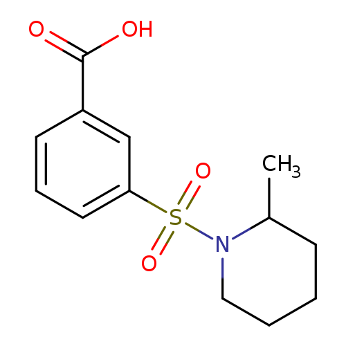 3-[(2-methylpiperidin-1-yl)sulfonyl]benzoic acid