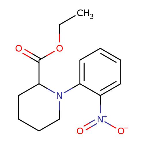 ethyl 1-(2-nitrophenyl)piperidine-2-carboxylate