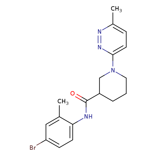 N-(4-bromo-2-methylphenyl)-1-(6-methylpyridazin-3-yl)piperidine-3-carboxamide