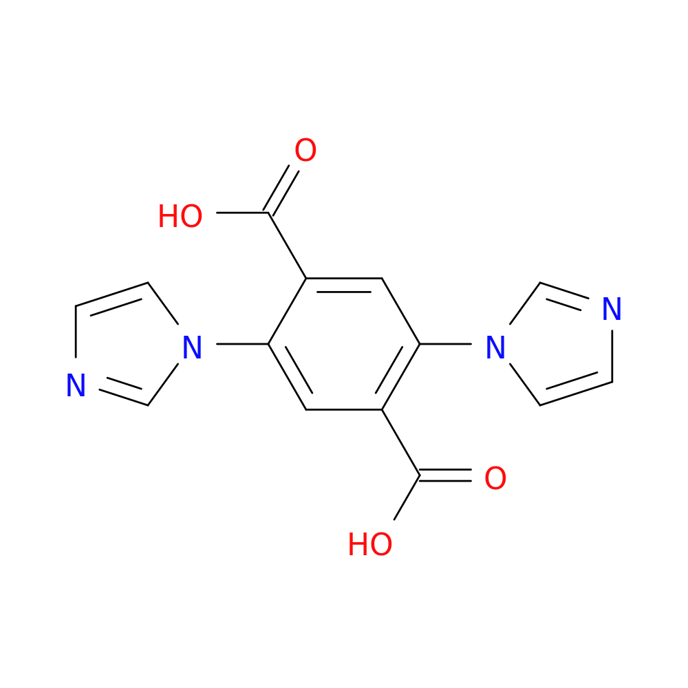 2,5-Di-1H -imidazol-1-yl-1,4-benzenedicarboxylic acid