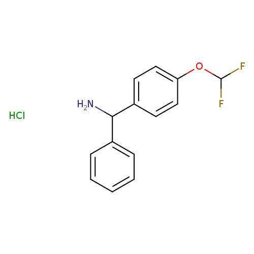 [4-(difluoromethoxy)phenyl](phenyl)methanamine hydrochloride