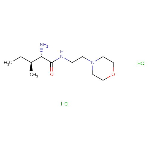 Pentanamide, 2-amino-3-methyl-N-[2-(4-morpholinyl)ethyl]-, hydrochloride (1:2), (2S,3S)-