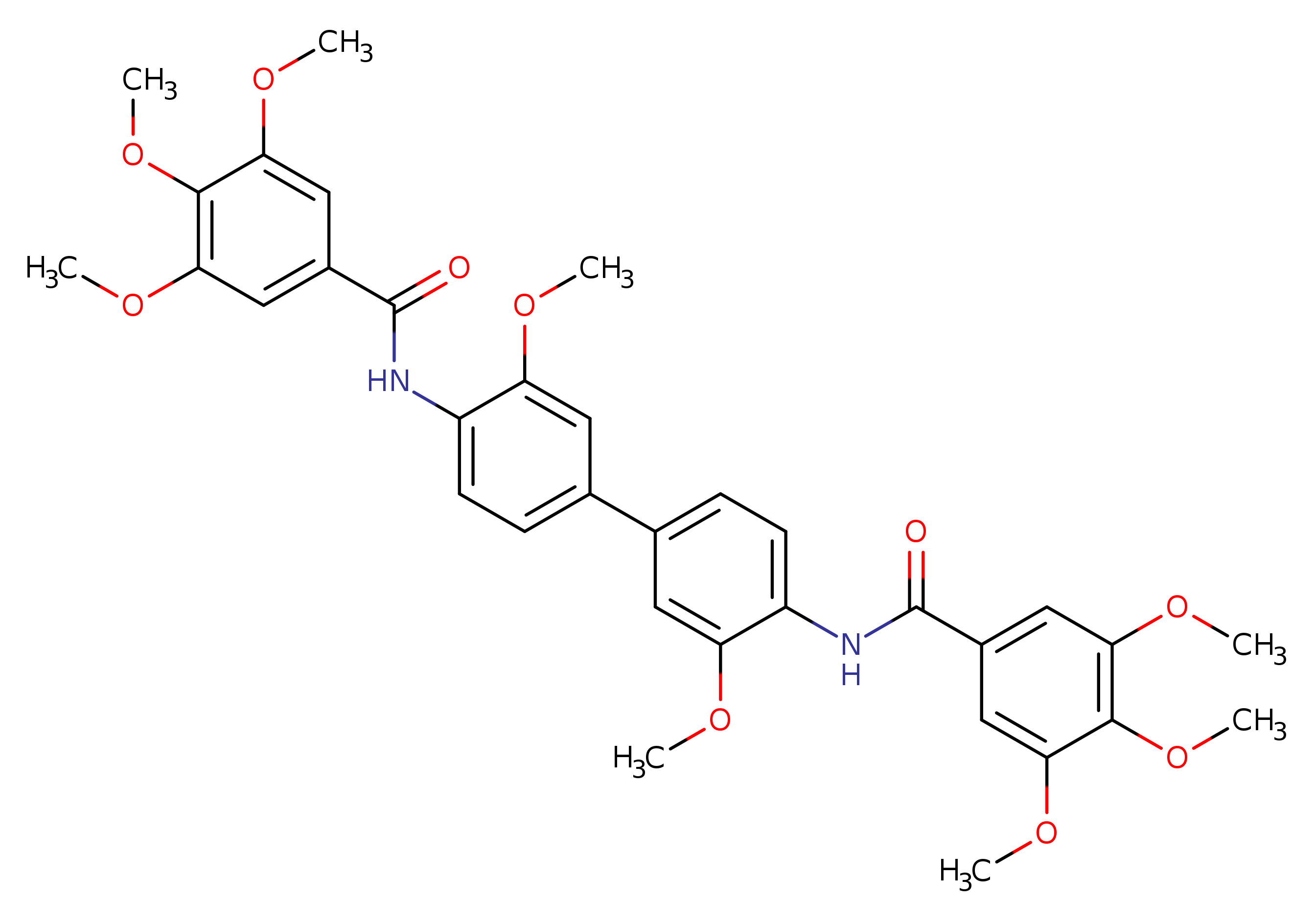 N-[3,3'-dimethoxy-4'-(3,4,5-trimethoxybenzamido)-[1,1'-biphenyl]-4-yl]-3,4,5-trimethoxybenzamide