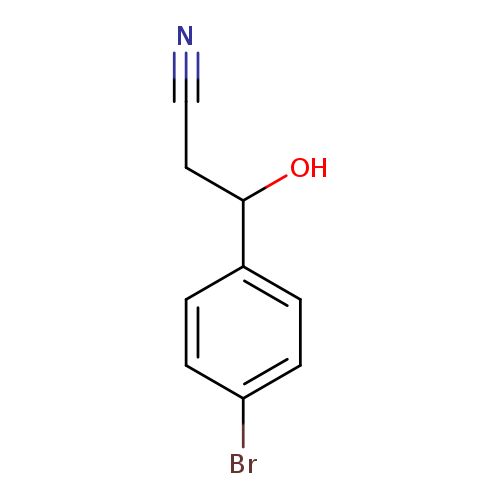 3-(4-bromophenyl)-3-hydroxypropanenitrile