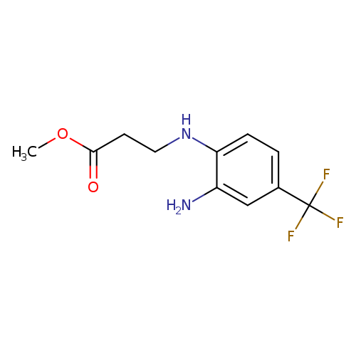 methyl 3-{[2-amino-4-(trifluoromethyl)phenyl]amino}propanoate