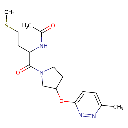 N-(1-{3-[(6-methylpyridazin-3-yl)oxy]pyrrolidin-1-yl}-4-(methylsulfanyl)-1-oxobutan-2-yl)acetamide
