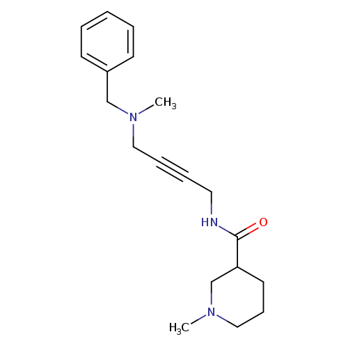 N-{4-[benzyl(methyl)amino]but-2-yn-1-yl}-1-methylpiperidine-3-carboxamide