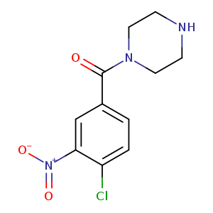 (4-CHLORO-3-NITROPHENYL)(PIPERAZIN-1-YL)METHANONE