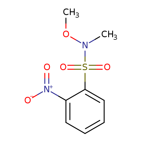 N-Methoxy-n-methyl-2-nitrobenzenesulfonamide