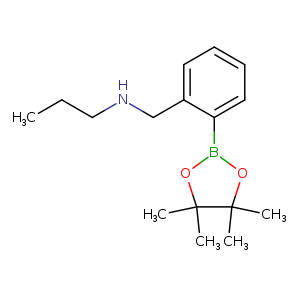 Benzenemethanamine, N-propyl-2-(4,4,5,5-tetramethyl-1,3,2-dioxaborolan-2-yl)-