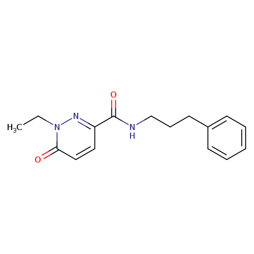 1-ethyl-6-oxo-N-(3-phenylpropyl)-1,6-dihydropyridazine-3-carboxamide