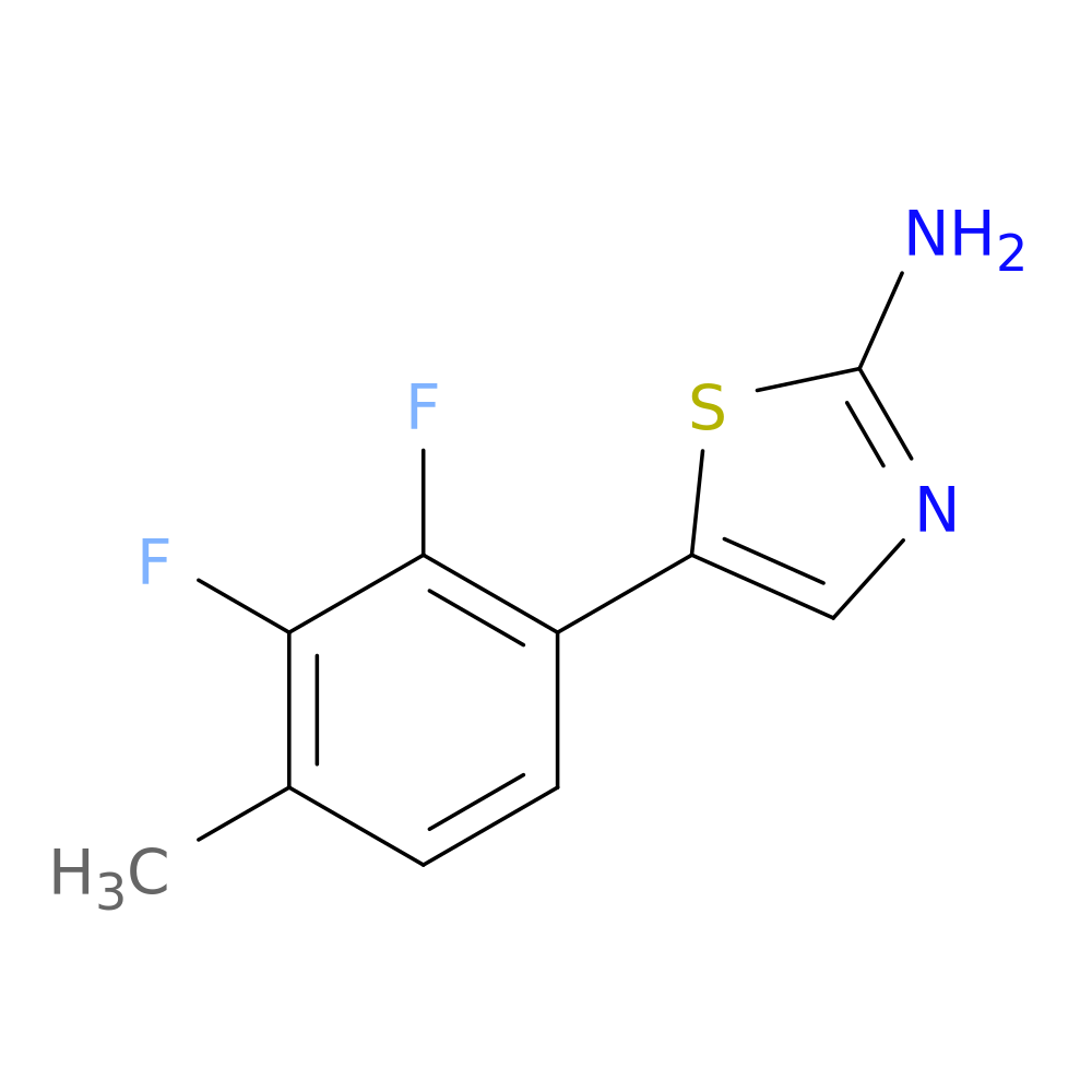 5-(2,3-Difluoro-4-methylphenyl)thiazol-2-amine