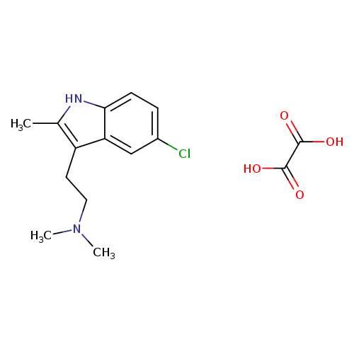 2-(5-chloro-2-methyl-1H-indol-3-yl)-N,N-dimethylethanamine