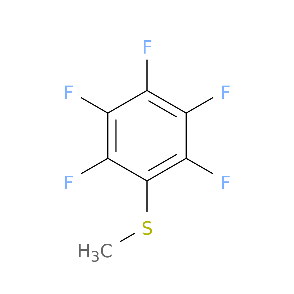Benzene, 1,2,3,4,5-pentafluoro-6-(methylthio)-