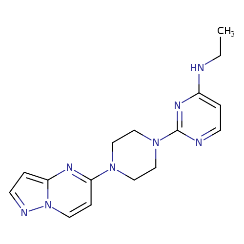 N-ethyl-2-(4-{pyrazolo[1,5-a]pyrimidin-5-yl}piperazin-1-yl)pyrimidin-4-amine