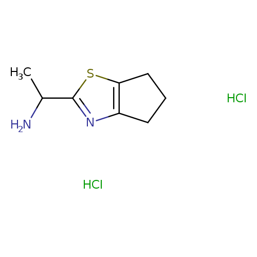 1-{4H,5H,6H-cyclopenta[d][1,3]thiazol-2-yl}ethan-1-aminedihydrochloride