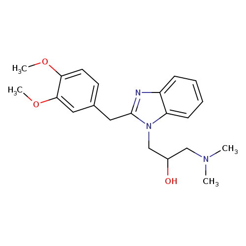 1-{2-[(3,4-dimethoxyphenyl)methyl]-1H-1,3-benzodiazol-1-yl}-3-(dimethylamino)propan-2-ol